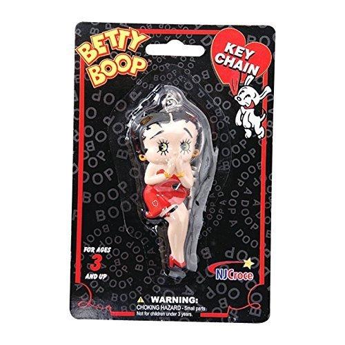 Betty Boop ベティちゃん　3Dキーチェーン　キーホルダー　赤いドレス