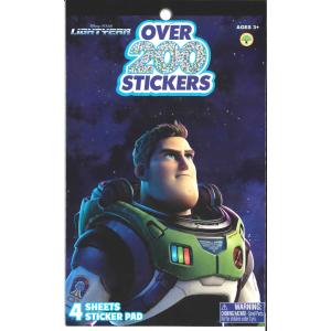 Disney Pixar (ディズニー ピクサー) バズ・ライトイヤー LIGHTYEAR 　4Sheet　シール ステッカー 4シート 200枚