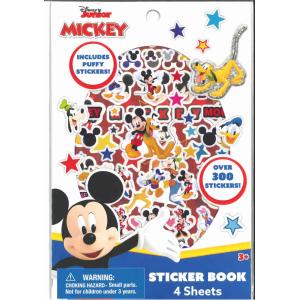 Disney (ディズニー) Mickey Mouse (ミッキーマウス) プックリシール入り ステッカー シール