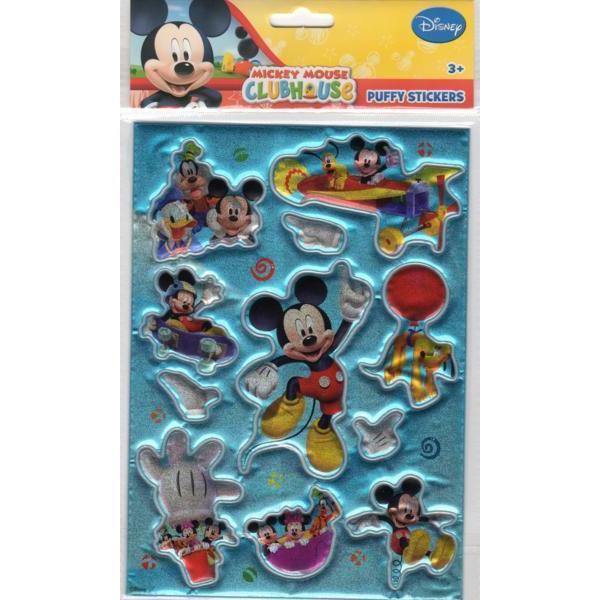 Disney (ディズニー) MickeyMouse (ミッキーマウス) プックリシール ステッカー