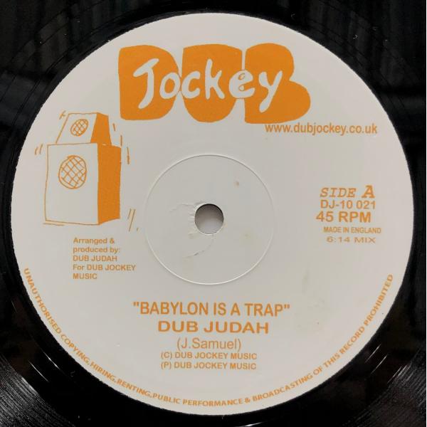 DUB JUDAH / Babylon Is A Trap 10inch Vinyl record ...