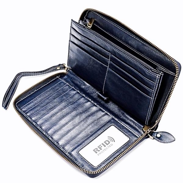 長財布　カードケース　メンズ　本革　高級牛革　使用　ラウンドファスナー型　ヴィンテージ加工　カード１...