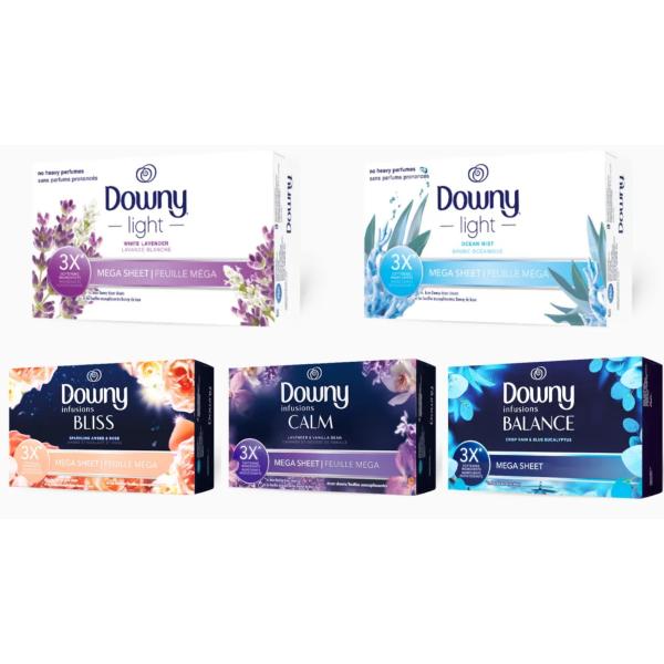 ダウニー インフュージョン Downy infusions 柔軟シート 柔軟剤 ドライヤーシート 1...