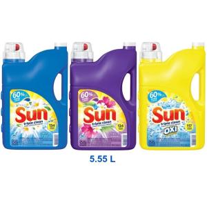 SUN サン 液体洗剤 5.55L 188oz ( クリーン＆フレッシュ or トロピカルブリーズ ...