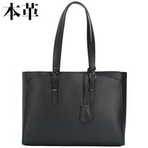TIDING 両面同じ 本革 トートバッグ メンズ レディース 手提げバッグ 自立 大容量 15PC 冠婚葬祭 通勤 ビジネス ブラック
