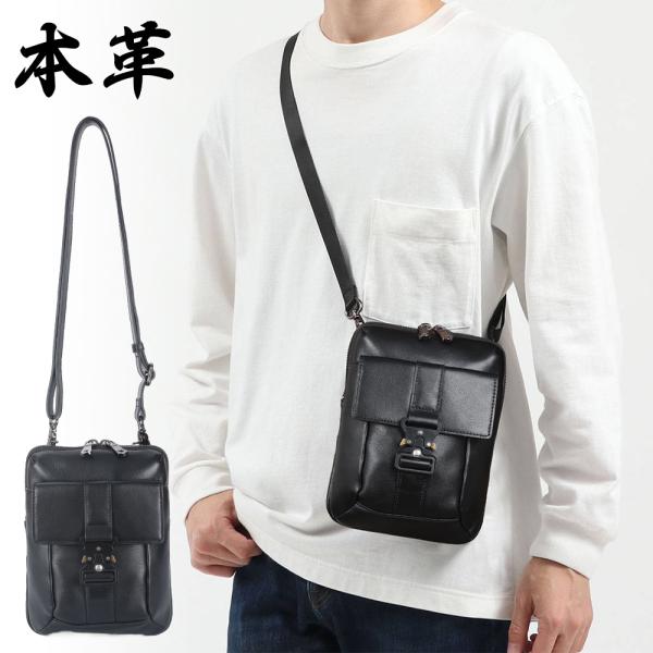 TIDINGかっこいいバックル ショルダーバッグ 本革 メンズ スマホポーチ 斜めがけ ミニバッグ ...