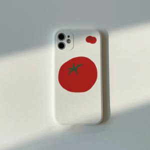 iphone13 ケース iphone12 ケース iphone13pro 韓国 iphone13mini promax トマト かわいい iphone11 se 11pro 8 7 スマホケース iPhoneケース スマホケース｜tidychouchou