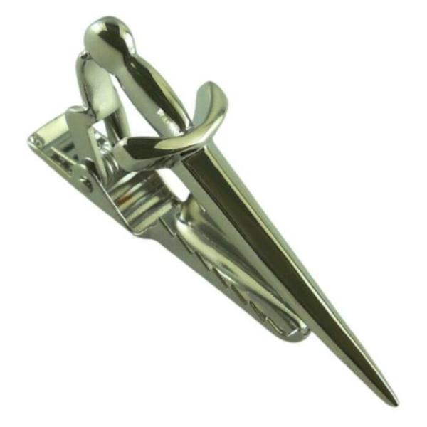 ネクタイピン ユニーク 剣 刀 刀剣 武器 シルバー D メール便送料無料