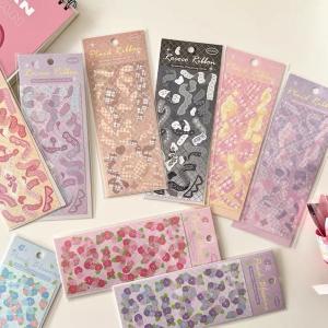 ロマンティックリボンシール  韓国 シール ステッカー