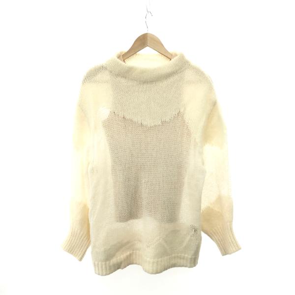 AMERI アメリ UND MOHAIR WAVE LINE KNIT TOP 22AW モヘヤニッ...