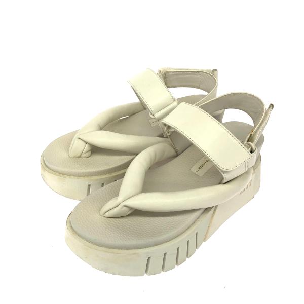 UN3D. アンスリード ×ユナイテッドヌード/サンダル  表記サイズ:36     ホワイト レデ...