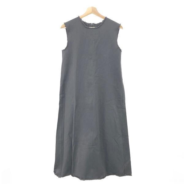 AMERI VINTAGE アメリ ダメージヘムツイルロングワンピースドレス  サイズ:F ノースリ...