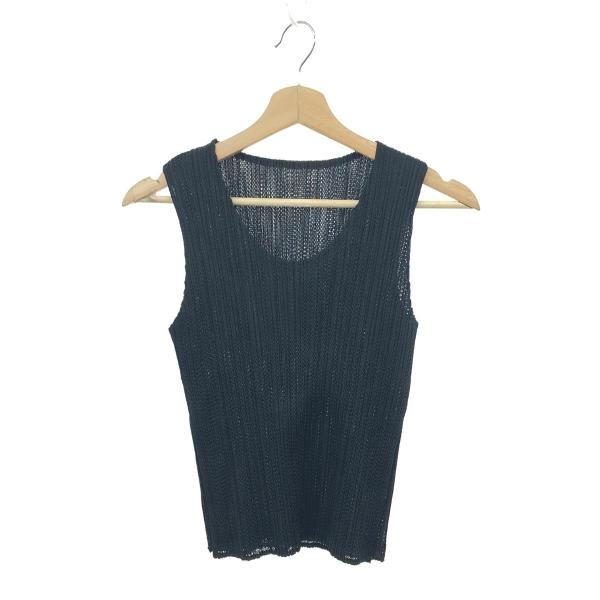 PLEATS PLEASE プリーツプリーズ イッセイミヤケ タンクトップ 良好 サイズ:3 サイド...