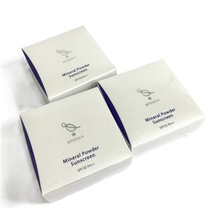 バッサ WASSER ベースメイク/ミネラルパウダーサンスクリーン/3個セット 未使用品  日焼け止め化粧品/ナチュラルパール/6g     レディース