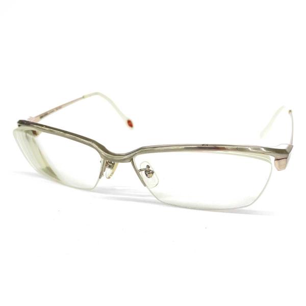 Megane Ichiba 眼鏡市場 メガネ ベゼルアイズ 良好  チタン製/ヘアライン加工 BZL...