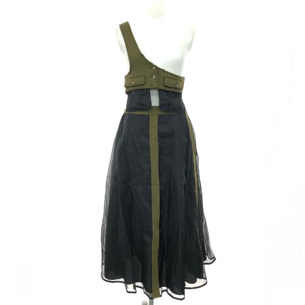 AMERI VINTAGE アメリヴィンテージ ワンショルダーシアースカート  サイズ:M 2way...