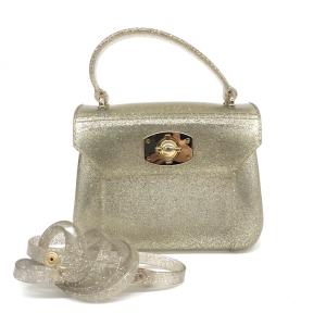 FURLA フルラ キャンディバッグ 2WAY バッグ   ゴールドカラー  フラップ ショルダー ハンド レディース 多機能 bag 鞄｜tifana