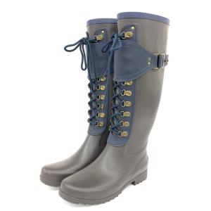 UGG アグ  レインブーツ  US6 3456 ネイビー ラバー  レディース 靴 シューズ ブーティー boots｜tifana