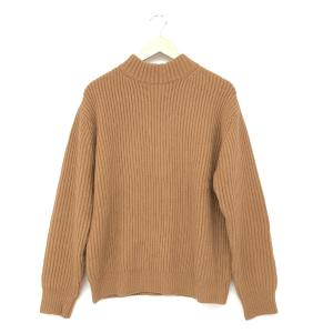 Letroyes ルトロワ  長袖ニット  サイズM  ブラウン ウールカシミヤ メンズ  トップス モックネック｜tifana