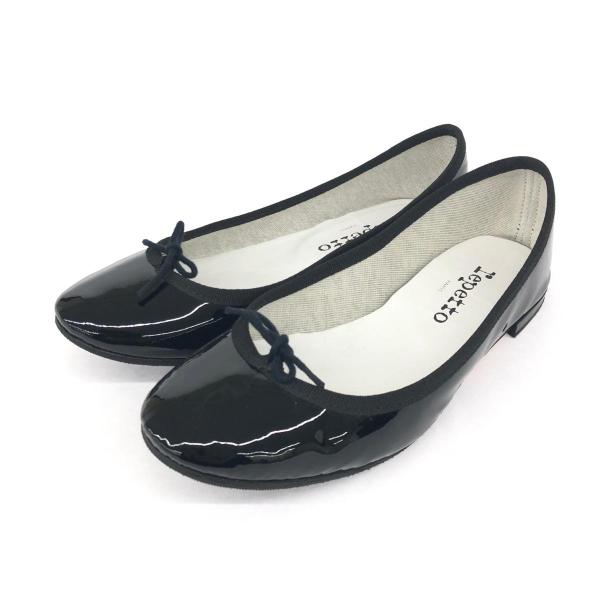 repetto レペット  パンプス 良好 36  ブラック エナメル  レディース 靴 シューズ ...