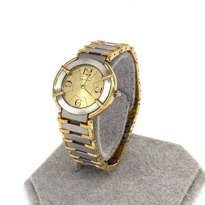 LEONARD レオナール クーガー 腕時計  クォーツ 5461 シルバー×ゴールドカラー SS サファイアガラス レディース ウォッチ watch｜tifana