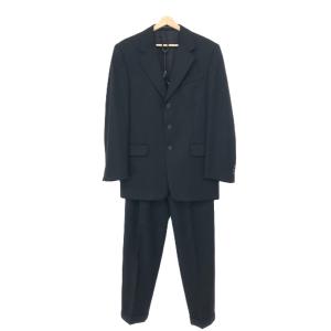FENDI フェンディ  3Bスーツ  48  ブラック ウール100％ メンズ ノーベント 上下セット セットアップ フォーマル 紳士服｜tifana