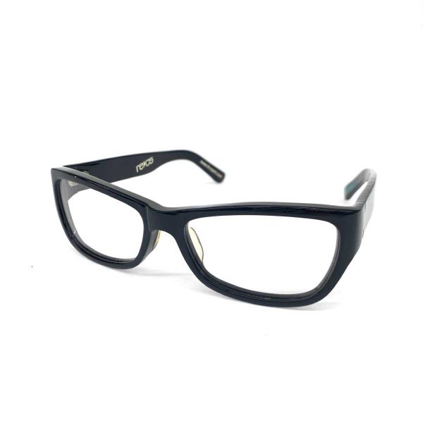 recs レックス AREA-7 メガネフレーム  recs-09 ブラック   ユニセックス 眼鏡...