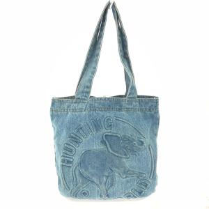 HUNTING WORLD ハンティングワールド  トートバッグ   ブルー デニム  レディース bag  鞄｜tifana