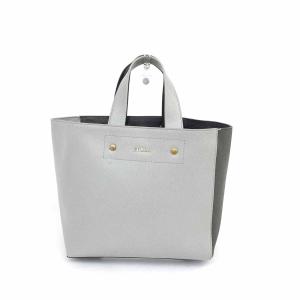 FURLA フルラ  ハンドバッグ   グレー レザー  レディース トート bag  鞄｜tifana