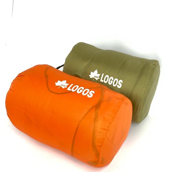 LOGOS ロゴス 2in1 Wサイズ 丸洗い寝袋 シュラフ ２点まとめ  75×185  カーキ/...