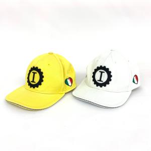 HYDROGEN ハイドロゲン×ガレージイタリア  キャップ２点セット    ホワイト/イエロー 綿100％  メンズ 帽子 ハット hat 服飾小物｜tifana