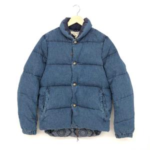 REMI RELIEF スタッズデニムダウンベスト インディゴ Sサイズ 