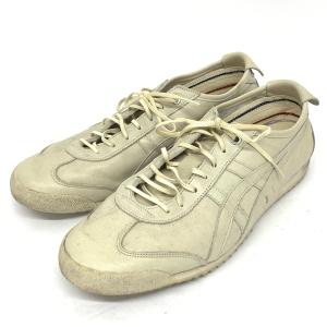 Onitsuka Tiger オニツカタイガー  スニーカー  28cm  ベージュ レザー  メンズ メキシコ 靴 シューズ sneakers｜tifana