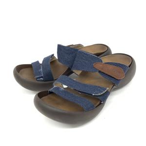 Re:getA リゲッタ  サンダル 良好 Mサイズ  ネイビー  カヌー デニム レディース 靴 シューズ shoes｜tifana