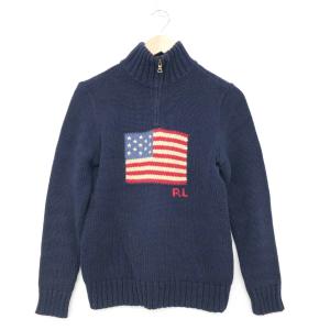 POLO RALPH LAUREN ポロラルフローレン 長袖ニット サイズ160 ネイビー  