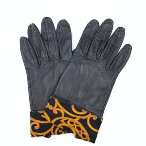 Christian Dior クリスチャンディオール  手袋    ブラック   レディース ヴィンテージ glove グローブ 服飾小物｜tifana