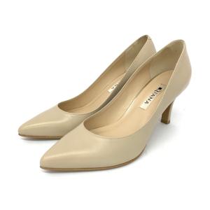 DIANA ダイアナ  プレーンパンプス 良好 23.0  ベージュ レザー  レディース 靴 シューズ shoes｜tifana