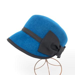 CA4LA カシラ  フェルトキャップ 良好   ブルー 毛100％ 日本製 レディース 帽子 ハット hat 服飾小物｜tifana