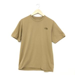 THE NORTH FACE ザノースフェイス  半袖Tシャツ 良好 サイズS  ベージュ  メンズ  トップス ロゴ バックプリント｜tifana