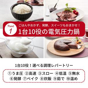 WEB限定 電気圧力鍋 2l タイガー 自動調...の詳細画像3