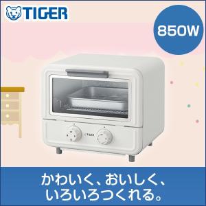 オーブントースター タイガー KAO-A850W ホワイト トースター やきたて ぷちはこ おしゃれ 一人暮らし 新生活