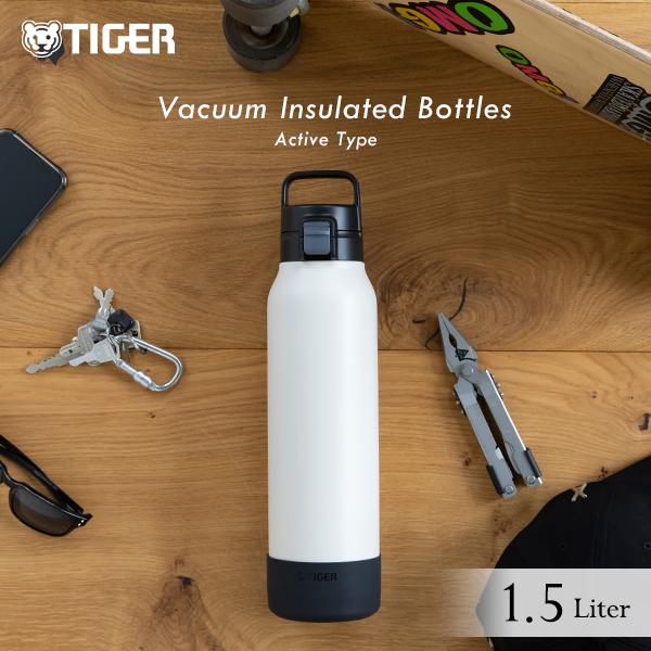 水筒 ステンレスボトル タイガー 大容量  1.5L MTA-B150WK イーグレットホワイト