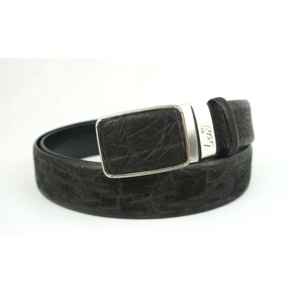 エレファントレザー　象革　メンズ　ベルト　日本製　ブラック　40mm幅　