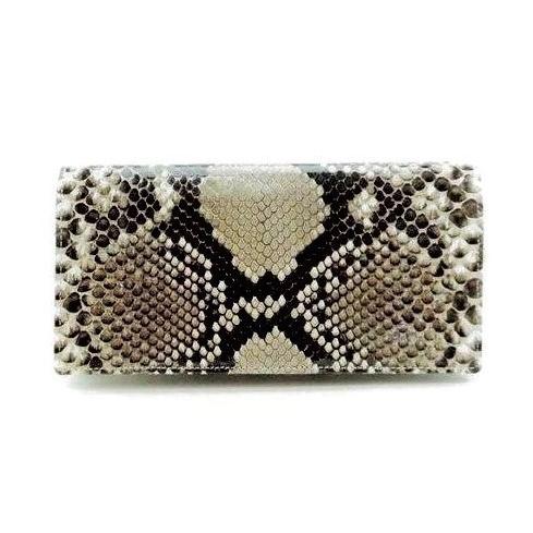 財布　錦ヘビ　ダイアモンドパイソン　無双　中側錦ヘビ　長財布　束入れ　日本製