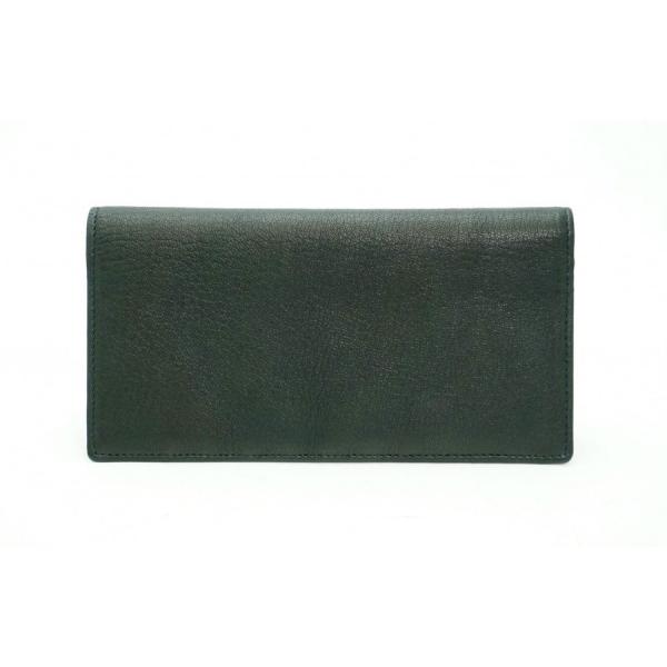 財布　ディアスキン　鹿革　長財布　高級　日本製　ブラック