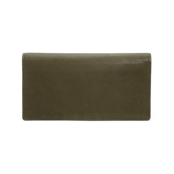 財布　ディアスキン　鹿革　長財布　高級　日本製　チョコ