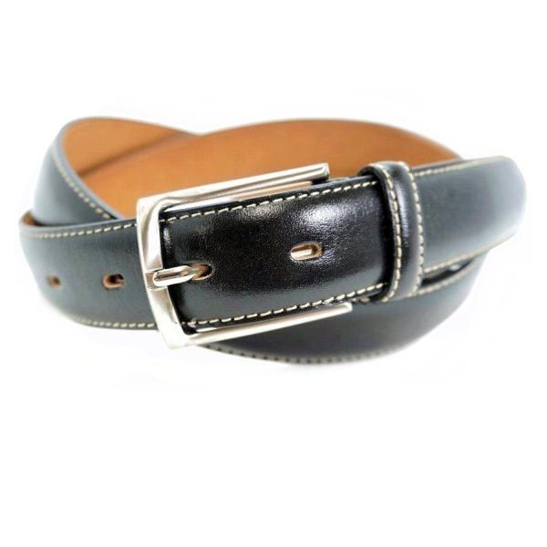 牛革　ベルト　メキシカンレザー　　ユニセックス　日本製　ブラック　