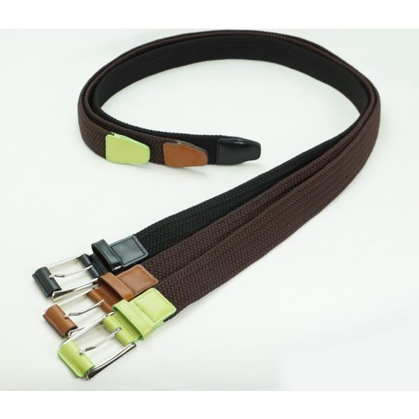 ベルト メンズ カジュアル　ゴムメッシュベルト　カラーベロ