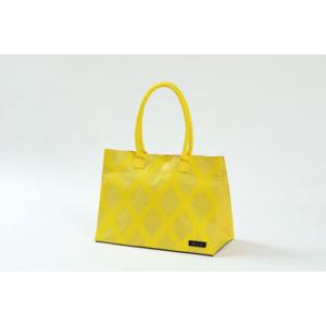 [hacobag] ハコバッグ トートバッグ Mサイズ（立涌 黄）Tachiwaku Yellow　...