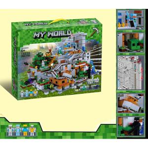 ブロック　おもちゃ　マインクラフト風　積み木　山の洞窟シリーズ　プレゼント　minecraft　お誕生日